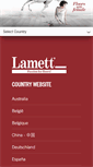 Mobile Screenshot of lamett.com